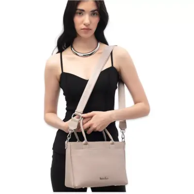 Benetton Bnt_1841 20X21X10 Kol Sı Krem Kadın Çanta - 2
