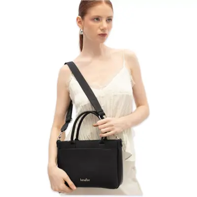 Benetton Bnt_1841 20X21X10 Kol Sı Siyah Kadın Çanta - 2