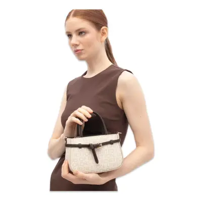 Benetton Bnt_1858 15X20X8 El Bej Kadın Çanta 