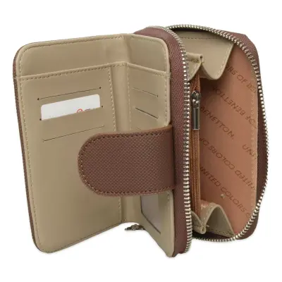 Benetton Bnt_1861 10X14X4 Kahverengi Kadın Cüzdan - 3