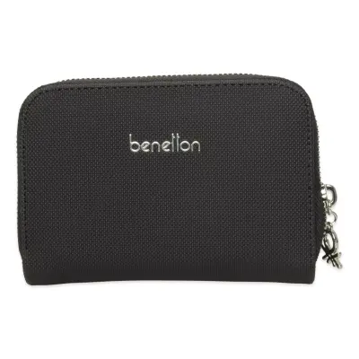 Benetton Bnt_1861 10X14X4 Siyah Kadın Cüzdan - 1