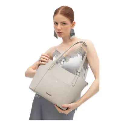 Benetton Bnt_1865 24X28X12 Kol Sı Bej Kadın Çanta - 1