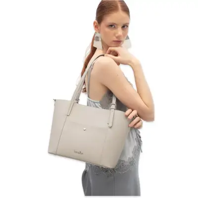 Benetton Bnt_1865 24X28X12 Kol Sı Bej Kadın Çanta - benetton (1)
