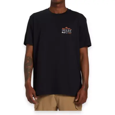 Billabong Abyzt02304 Panorama Ss Siyah Erkek T-Shirt - 1