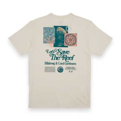 Billabong Abyzt02335 Cglets Savethe Reef Ss T Beyaz Erkek T-Shirt - 5