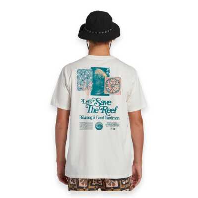 Billabong Abyzt02335 Cglets Savethe Reef Ss T Beyaz Erkek T-Shirt - 8