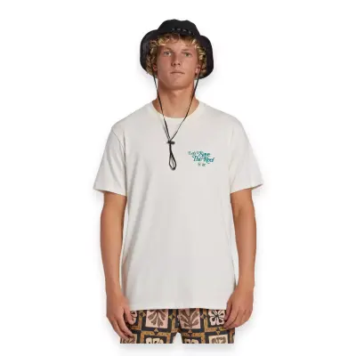 Billabong Abyzt02335 Cglets Savethe Reef Ss T Beyaz Erkek T-Shirt - 1