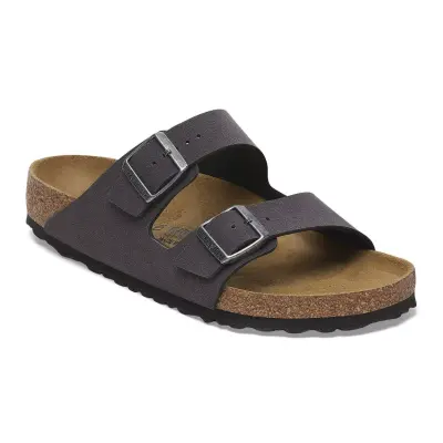 Birkenstock Arizona Bf Çift Toka Gri Kadın Terlik - 1