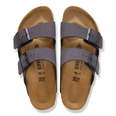 Birkenstock Arizona Bf Çift Toka Gri Kadın Terlik - 3