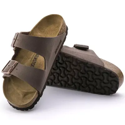 Birkenstock Arizona Bf Çift Toka Kahverengi Kadın Terlik - 5