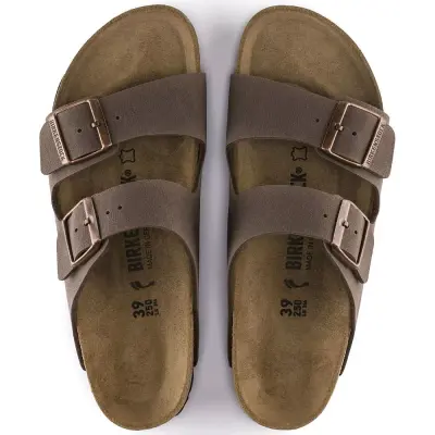Birkenstock Arizona Bf Çift Toka Kahverengi Kadın Terlik - 3