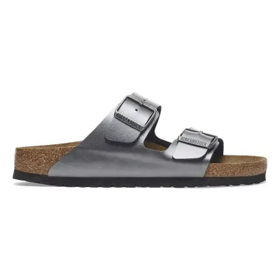 Birkenstock Arizona Bf Çift Toka Metalik Kadın Terlik - 2