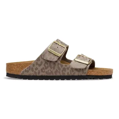 Birkenstock Arizona Bf Syn Leopard Gri Kadın Terlik - 1