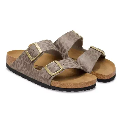 Birkenstock Arizona Bf Syn Leopard Gri Kadın Terlik - Birkenstock (1)