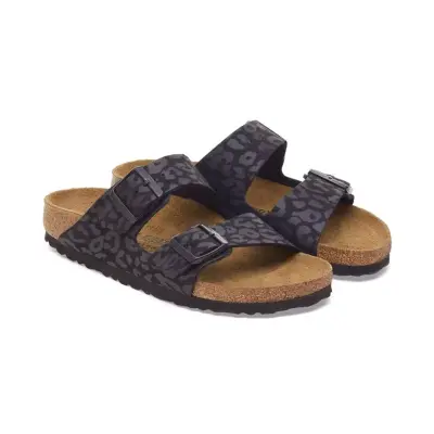 Birkenstock Arizona Bf Syn Leopard Siyah Kadın Terlik - Birkenstock (1)