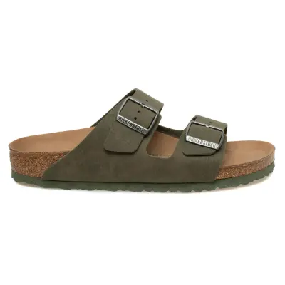 Birkenstock Arizona Bs Çift Bantli Vegan Haki Erkek Terlik - 2
