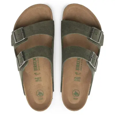 Birkenstock Arizona Bs Çift Bantli Vegan Haki Erkek Terlik - 3