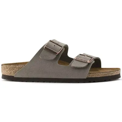 Birkenstock Arizona Bs Gri Çift Toka Erkek Terlik - Birkenstock (1)