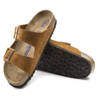 Birkenstock Arizona Bs Soft Foothed Hardal Çift Toka Erkek Terlik - 5