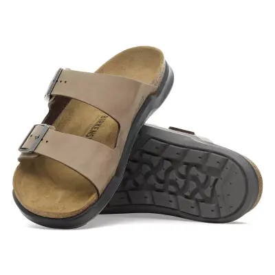 Birkenstock Arizona Ct Leoi Kahverengi Erkek Terlik - 5