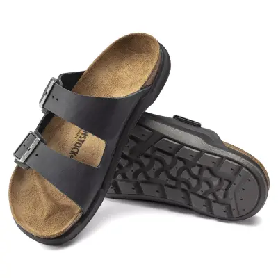 Birkenstock Arizona Ct Leoi Siyah Erkek Terlik - 5