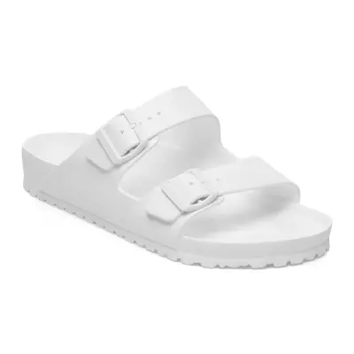 Birkenstock Arizona Eva Beyaz Çift Toka Erkek Terlik 