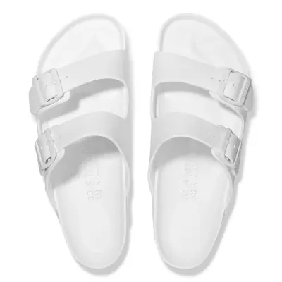 Birkenstock Arizona Eva Beyaz Çift Toka Erkek Terlik - 3