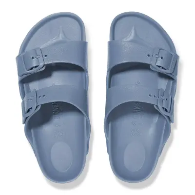 Birkenstock Arizona Kids Eva Çift Bant Açık Mavi Kız Çocuk Terlik - 3