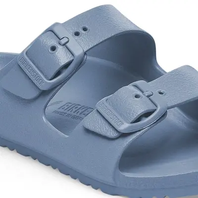Birkenstock Arizona Kids Eva Çift Bant Açık Mavi Kız Çocuk Terlik - 4