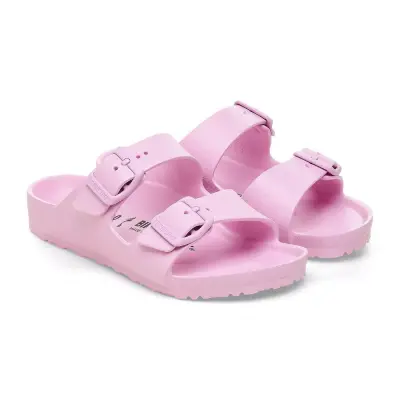 Birkenstock Arizona Kids Eva Çift Bant Pembe Kız Çocuk Terlik - 4