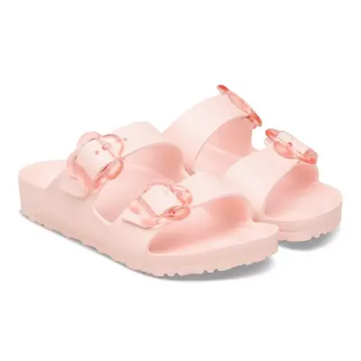 Birkenstock Arizona Kids Eva Flower Buckle Çift Bant Pembe Çocuk Terlik - Birkenstock (1)