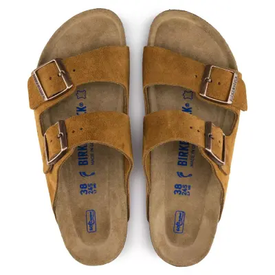 Birkenstock Arizona Sfb Vl Soft Foothed Hardal Kadın Terlik - 3