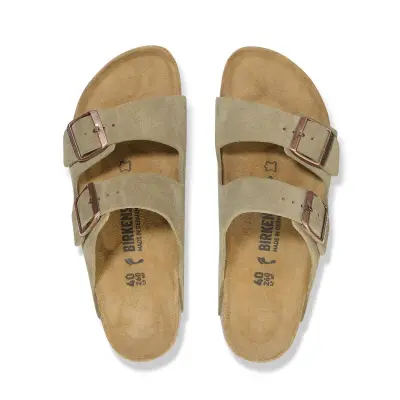 Birkenstock Arizona Vl Çift Toka Kahverengi Unisex Terlik - 3