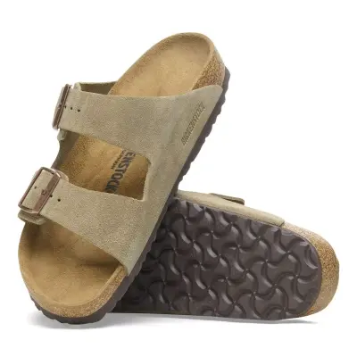 Birkenstock Arizona Vl Çift Toka Kahverengi Unisex Terlik - 5