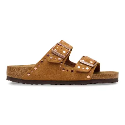 Birkenstock Arizona Vl Rivet Border Kahverengi Kadın Terlik - 1