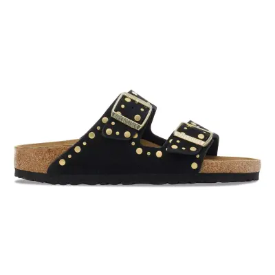 Birkenstock Arizona Vl Rivet Border Siyah Kadın Terlik - 1