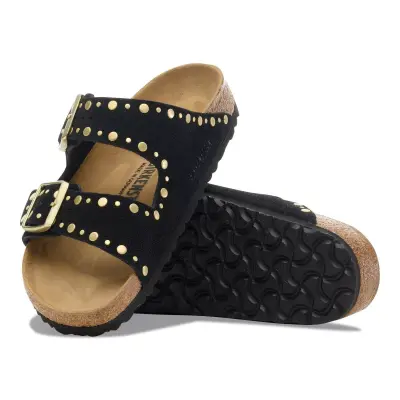 Birkenstock Arizona Vl Rivet Border Siyah Kadın Terlik - 5