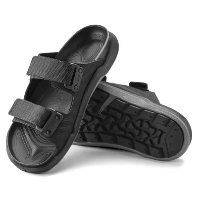 Birkenstock Atacama Ce Bf Futura Çift Bant Siyah Erkek Terlik - 5