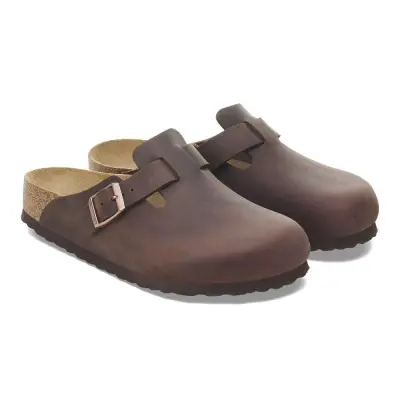 Birkenstock Boston-Bs-M On Kapali Kahverengi Erkek Terlik - 4