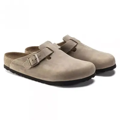 Birkenstock Boston-Bs-M On Kapali Kahverengi Erkek Terlik - 4