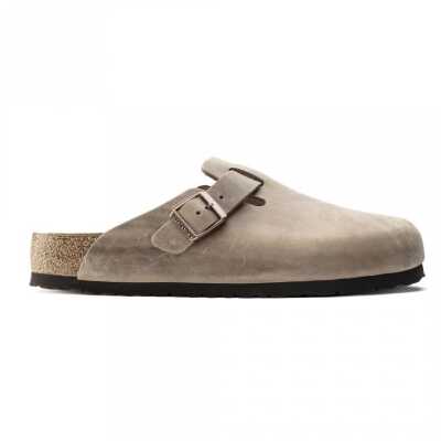Birkenstock Boston-Bs-M On Kapali Kahverengi Erkek Terlik - 2
