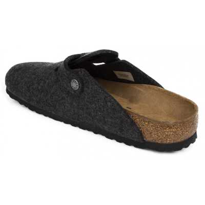 Birkenstock Boston-Bs-M Önü Kapali Füme Erkek Terlik - 4