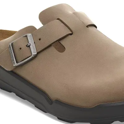 Birkenstock Boston Ct Leoi Önü Kapali Kahverengi Erkek Terlik - 4