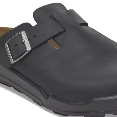 Birkenstock Boston Ct Leoi Önü Kapali Siyah Erkek Terlik - 4