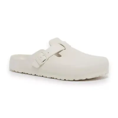 Birkenstock Boston Eva Önü Kapali Beyaz Erkek Terlik - 1