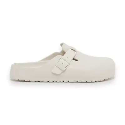 Birkenstock Boston Eva Önü Kapali Beyaz Erkek Terlik - 2