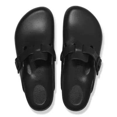 Birkenstock Boston Eva Önü Kapali Siyah Erkek Terlik - 3