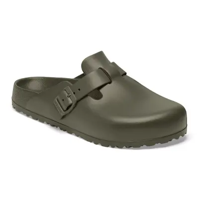 Birkenstock Boston Eva Önü Kapali Haki Erkek Terlik 