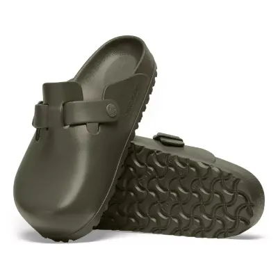 Birkenstock Boston Eva Önü Kapali Haki Erkek Terlik - 5