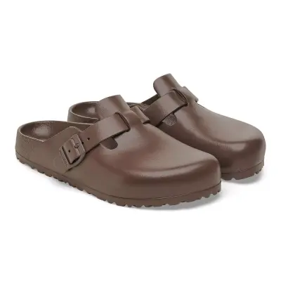 Birkenstock Boston Eva Önü Kapali Kahverengi Erkek Terlik - 4